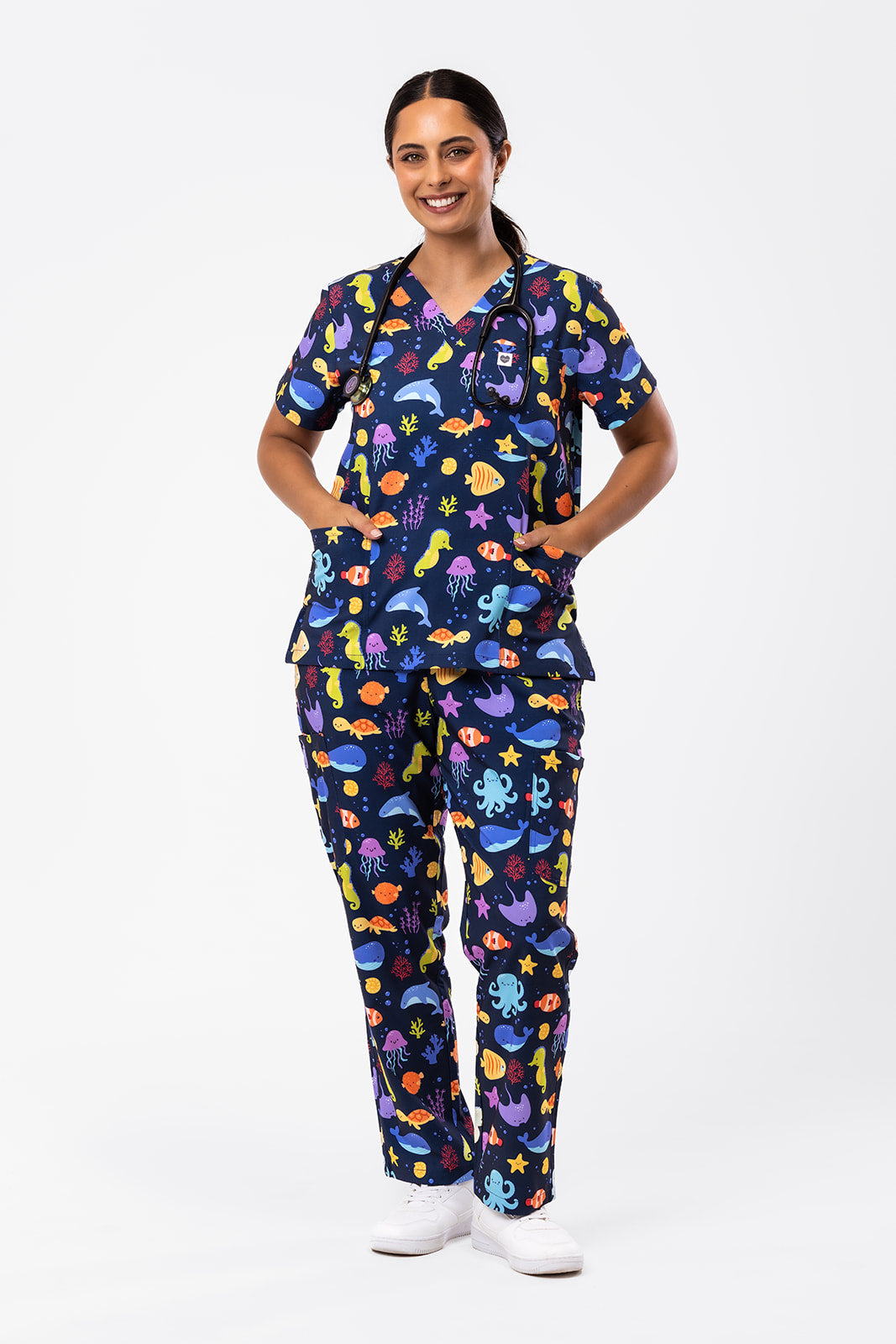 Ocean Cuties Scrub Set
