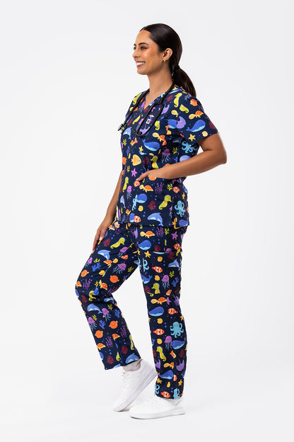 Ocean Cuties Scrub Set