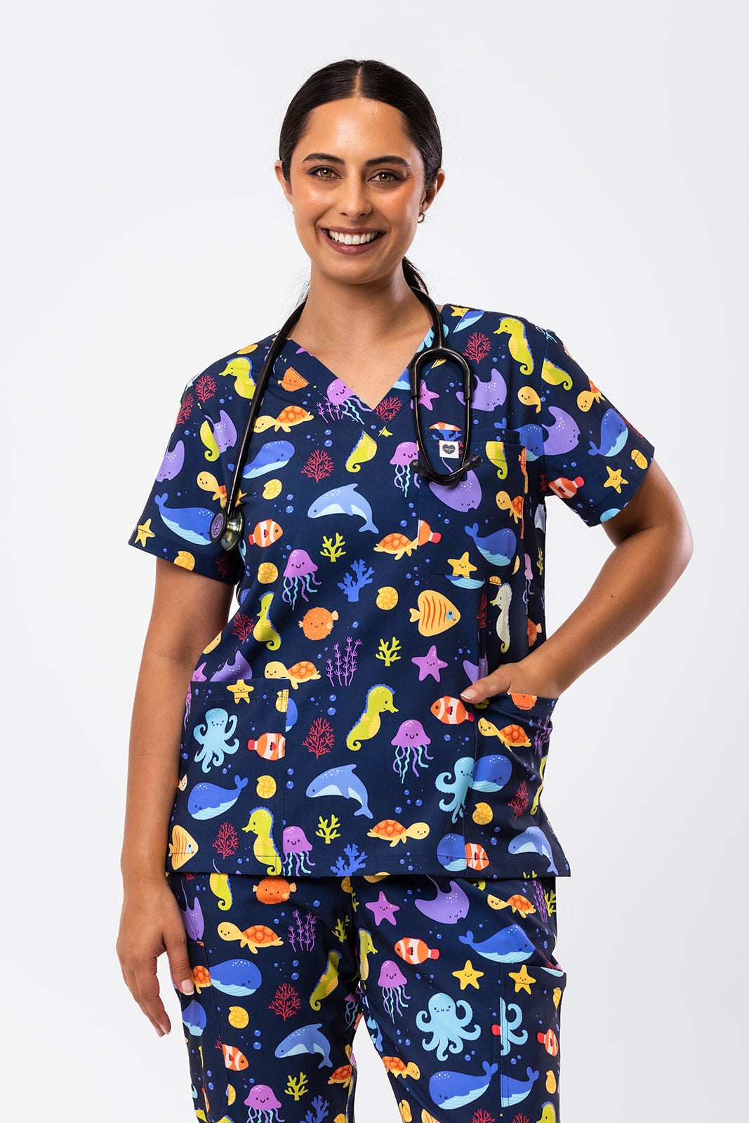 Ocean Cuties Scrub Set