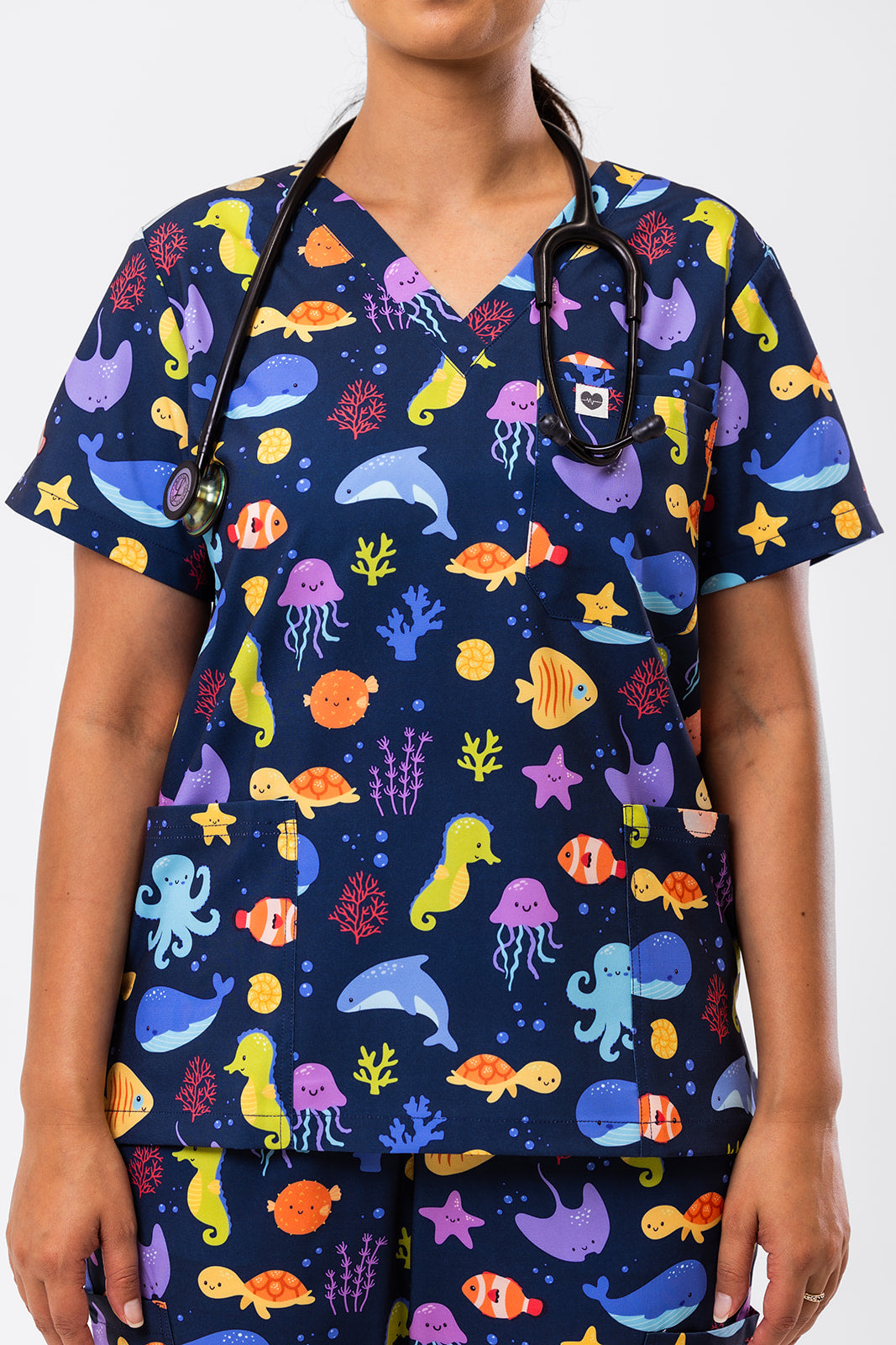 Ocean Cuties Scrub Set