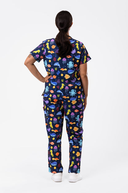 Ocean Cuties Scrub Set