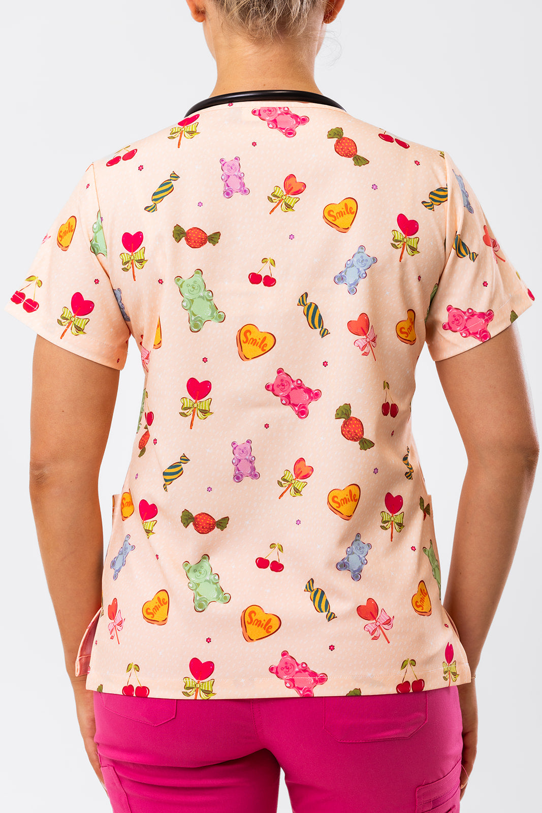 Gummy Bear Treats Scrub Top