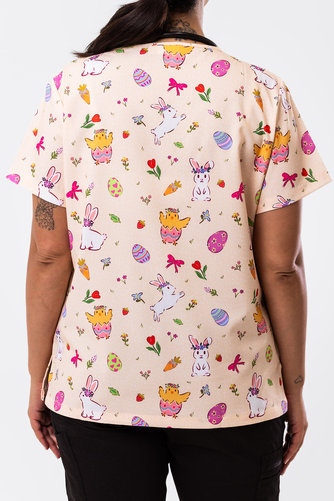 Hoppy Egg Hunt Scrub Top