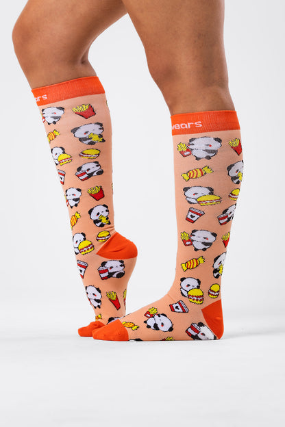 Panda Snacks Compression Socks