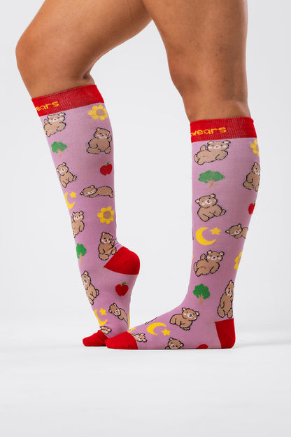 Dreamy Bear Compression Socks
