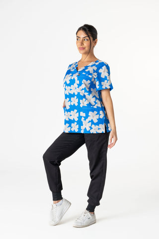 Blue Haven Scrub Top