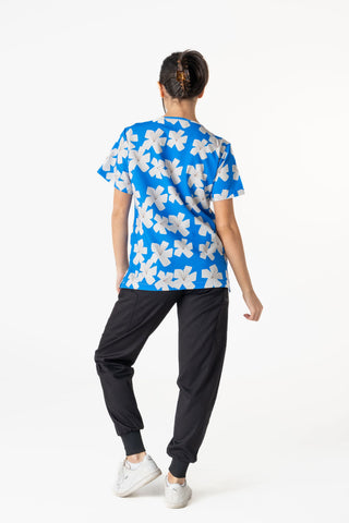 Blue Haven Scrub Top