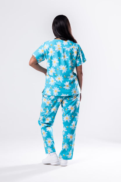 Bee & Daisy Scrub Set