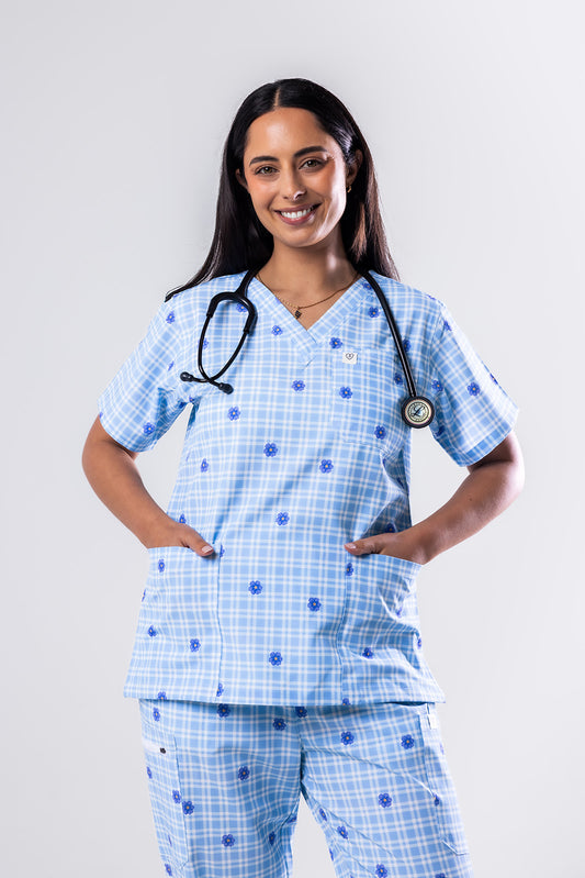 Bella Bloom Scrub Set