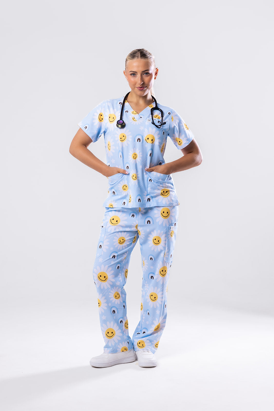 Happy Flower Scrub Set