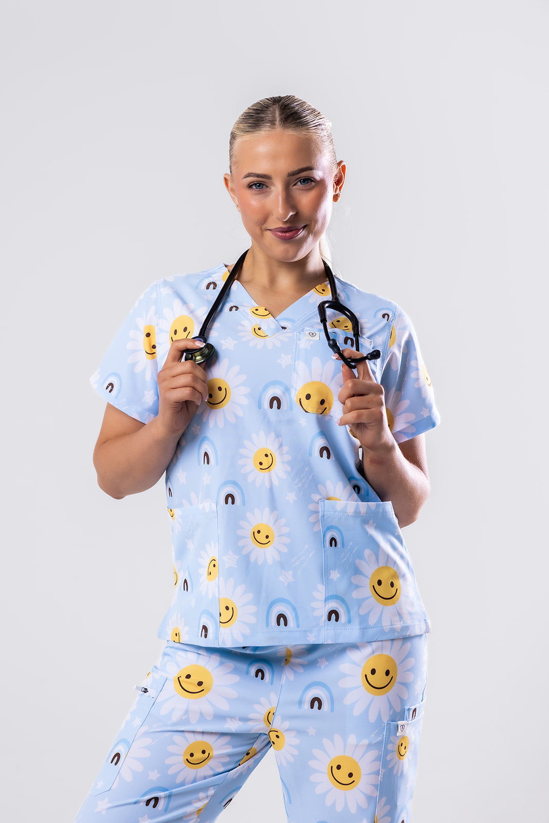 Happy Flower Scrub Set
