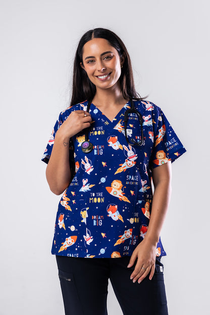 Cosmo Crew Scrub Top