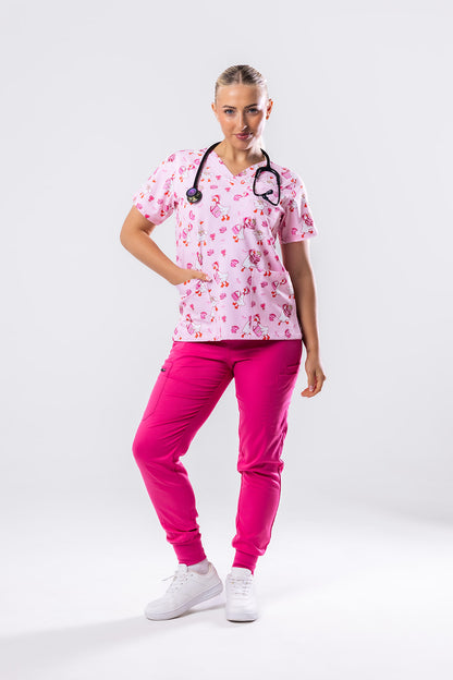 Lola’s Tea Time Scrub Top
