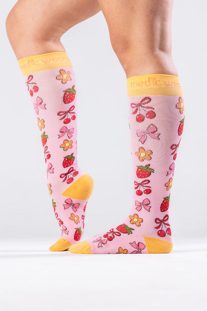 Berry Cute Compression Socks