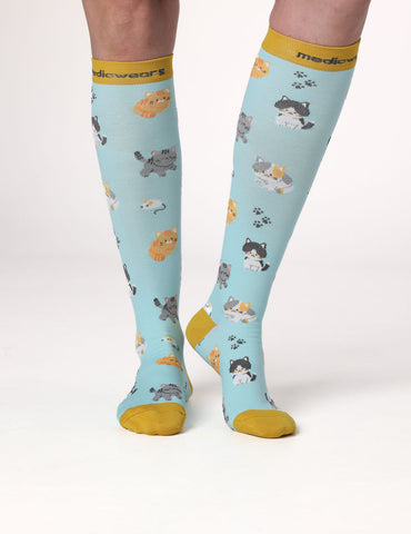 Meowy Compression Socks