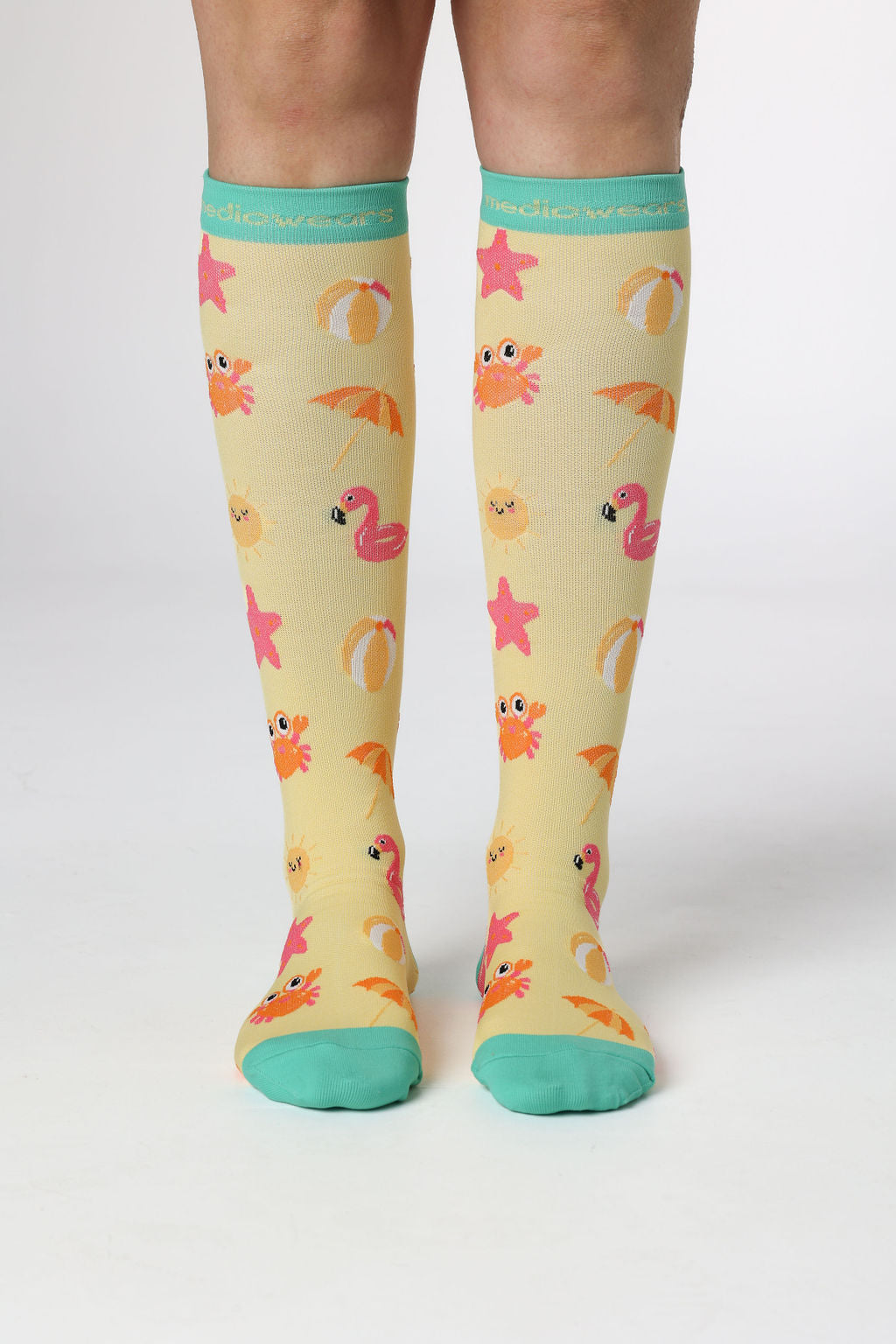 Beachy Day Compression Socks