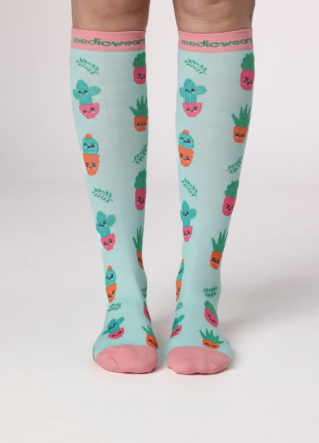 Cactus Patch Compression Socks