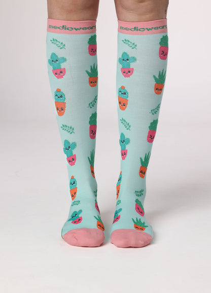 Cactus Patch Compression Socks