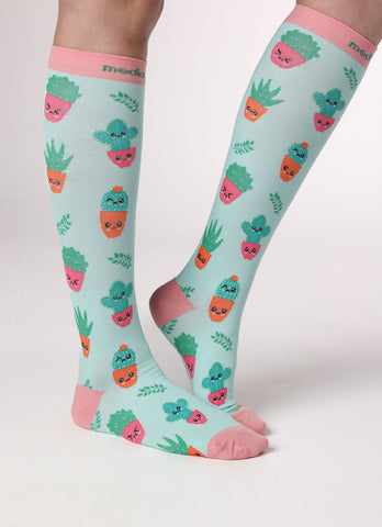 Cactus Patch Compression Socks
