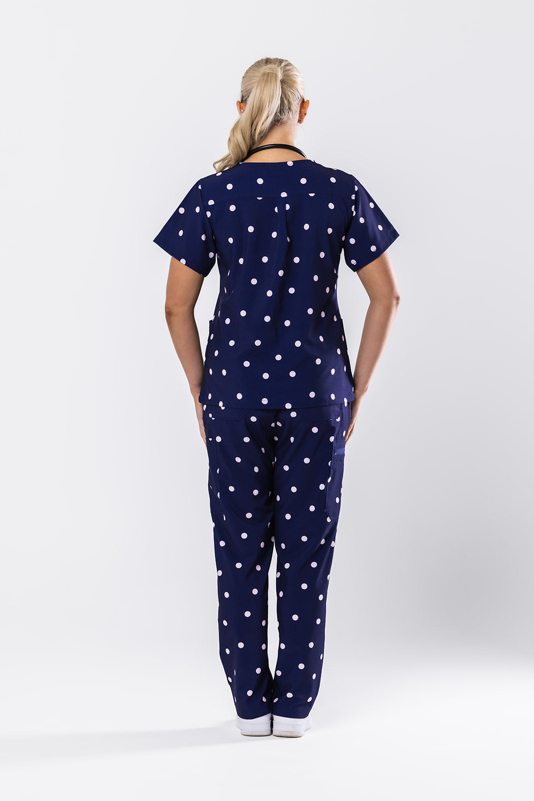 Plum Poppy Scrub Set