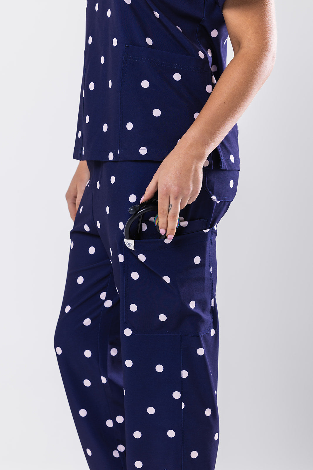 Plum Poppy Scrub Set