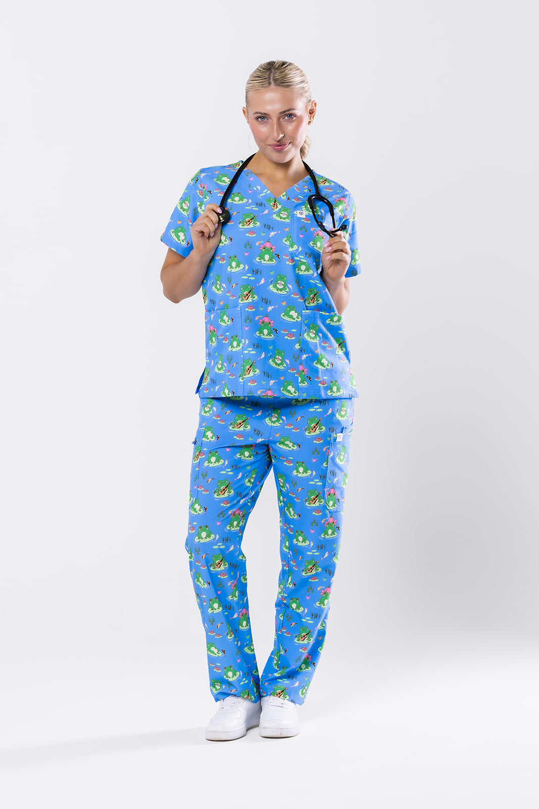 Whimsical Toad Scrub Set