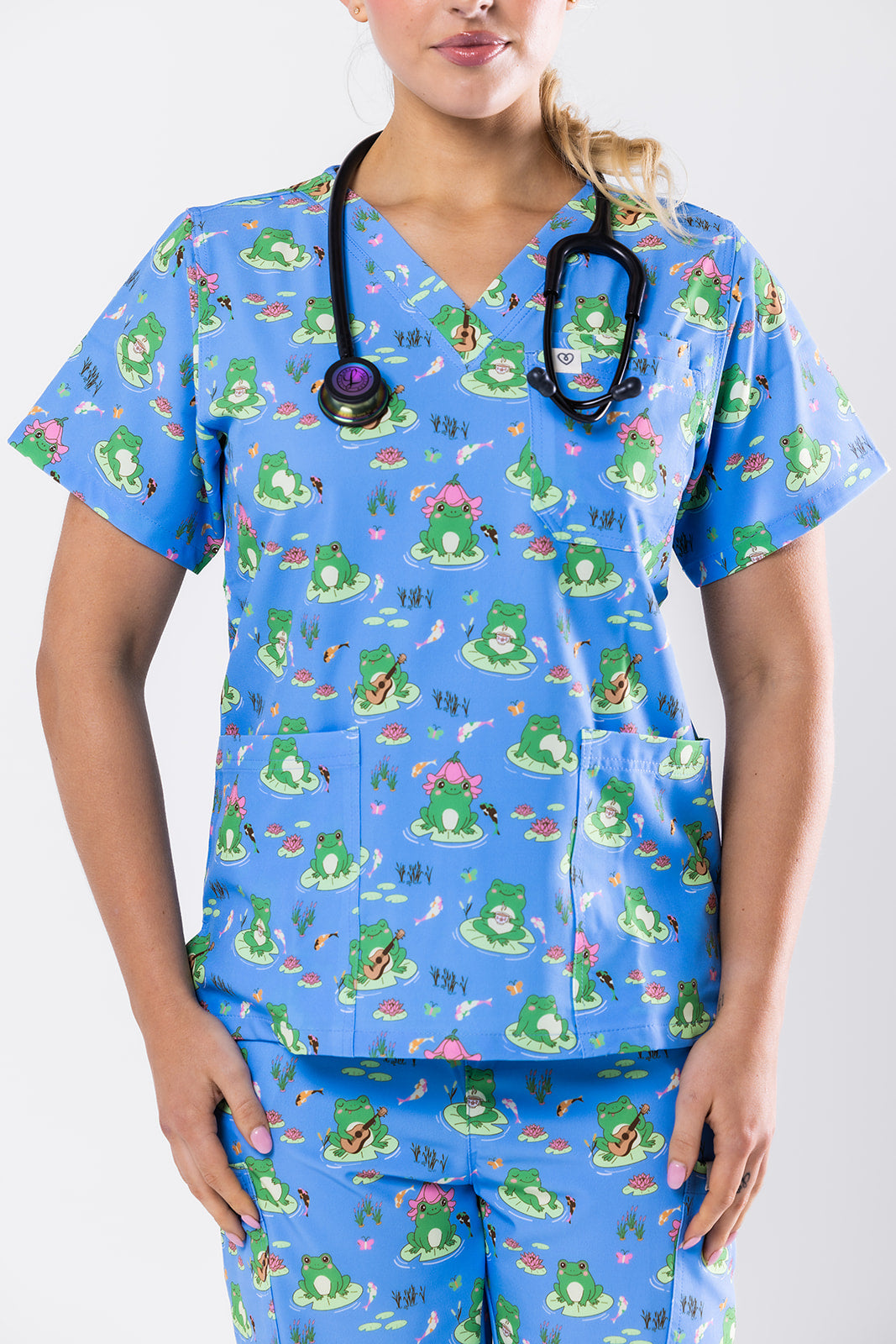 Whimsical Toad Scrub Set