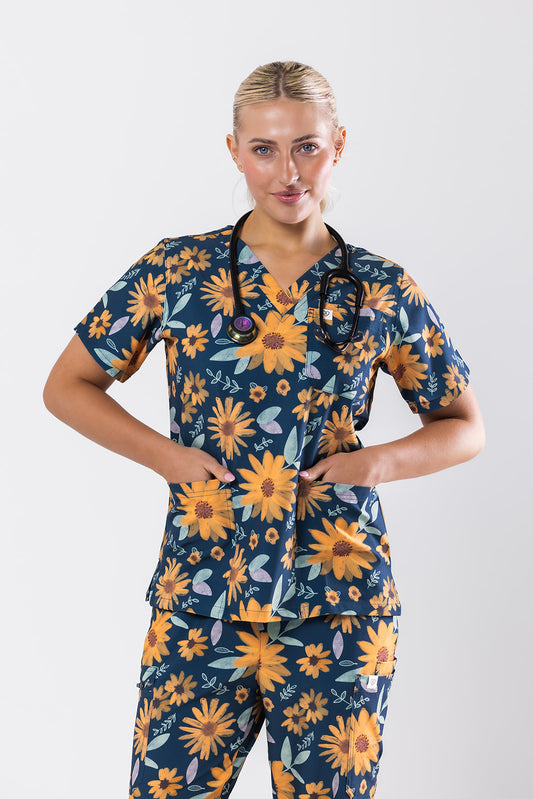 Sunflowers Scrub Set