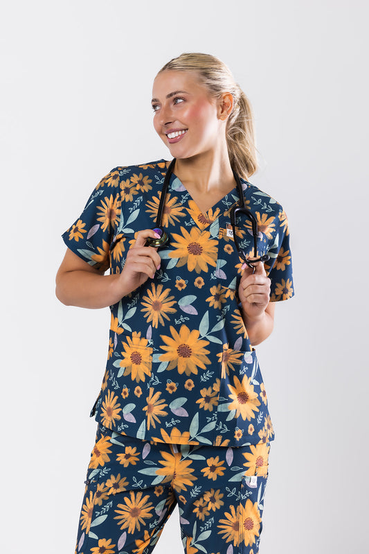 Sunflowers Scrub Set