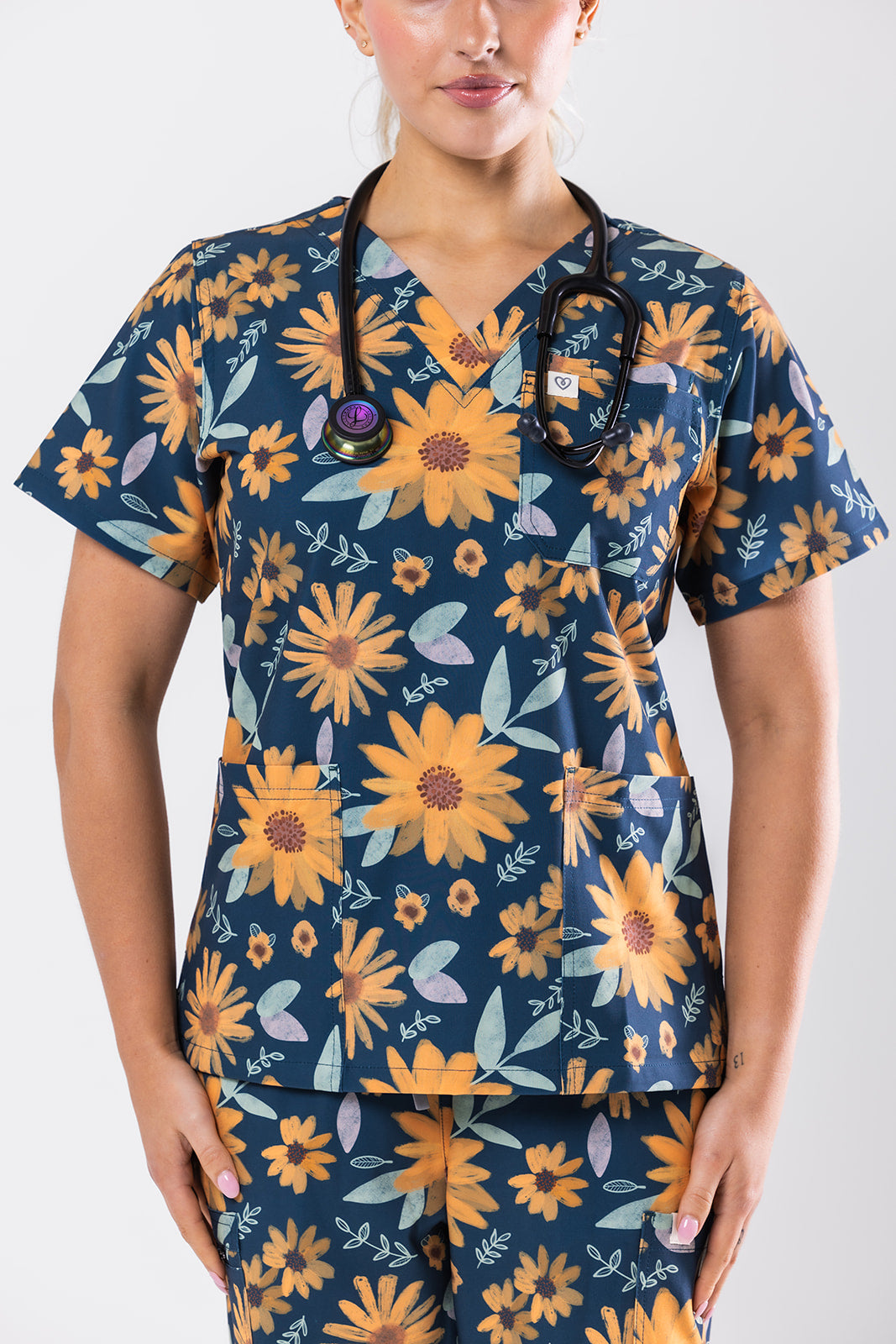 Sunflowers Scrub Set