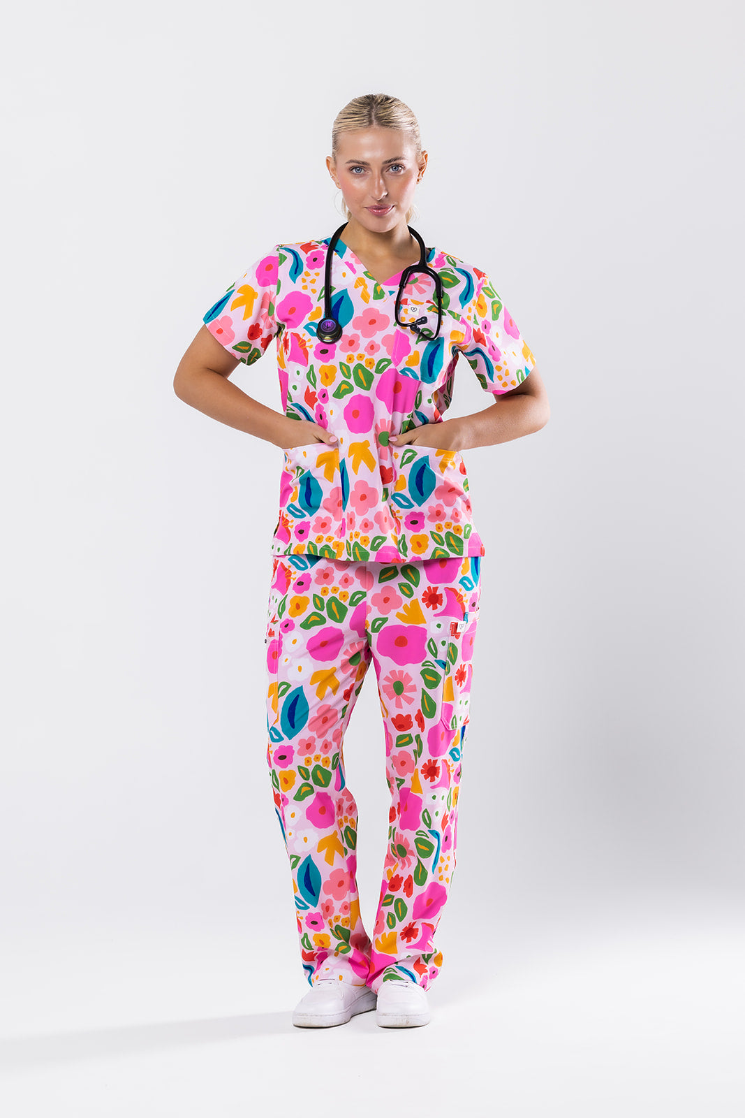 Abstract Garden Scrub Set