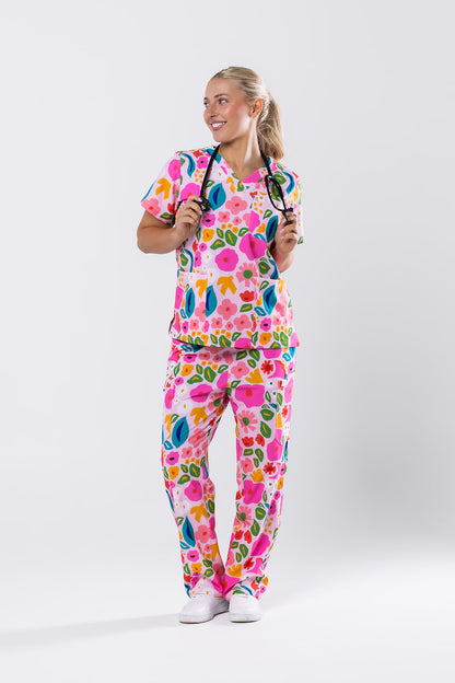 Abstract Garden Scrub Set