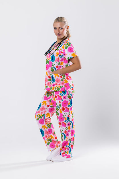 Abstract Garden Scrub Set