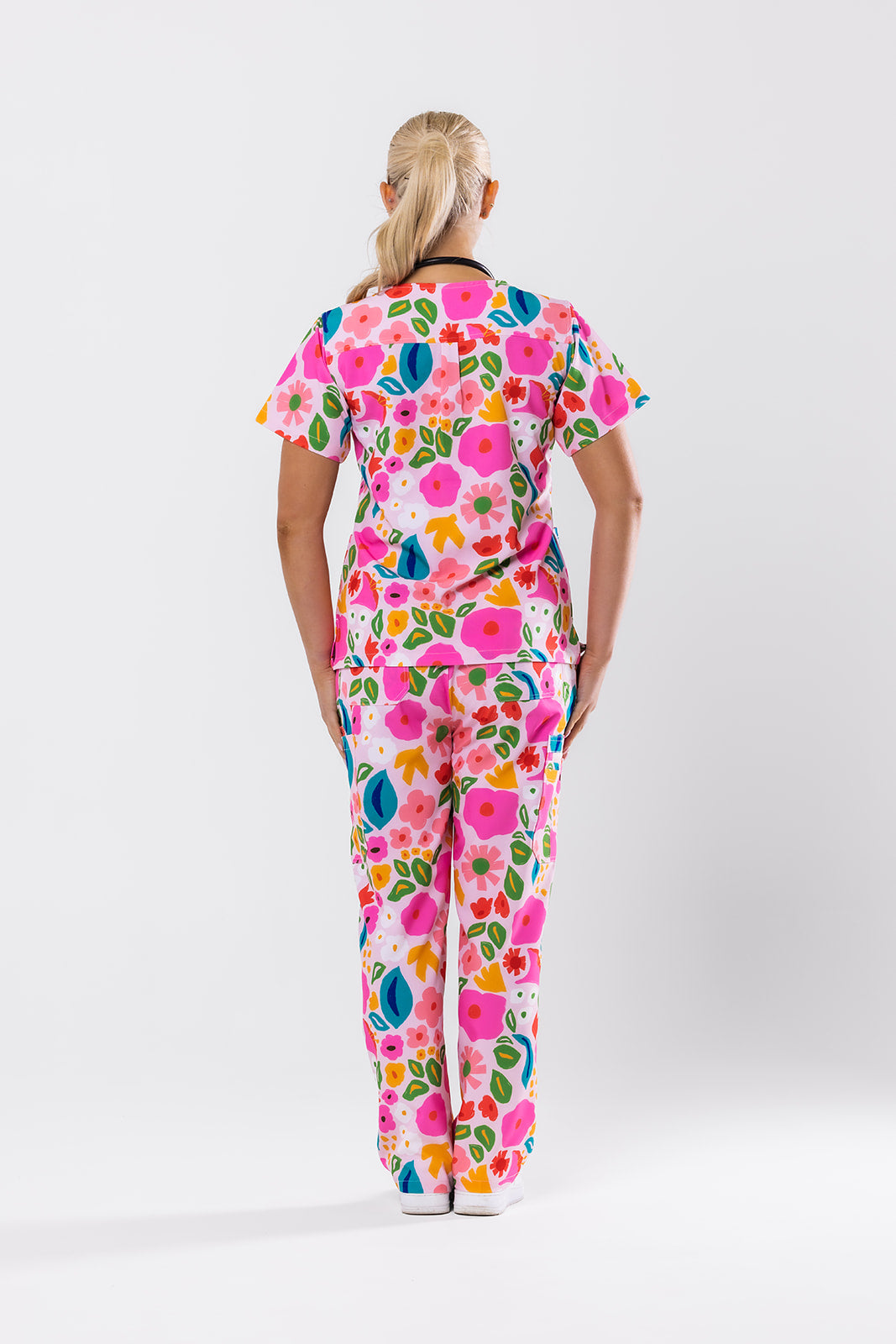 Abstract Garden Scrub Set