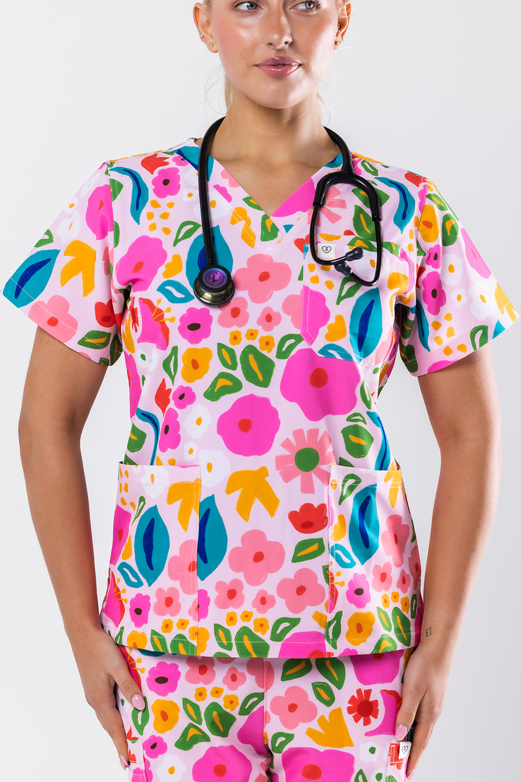 Abstract Garden Scrub Set