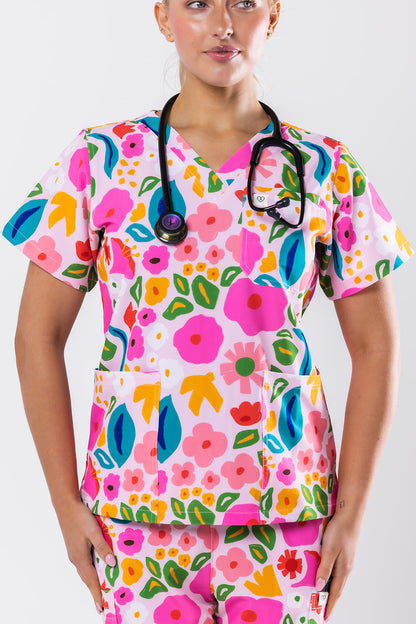Abstract Garden Scrub Set