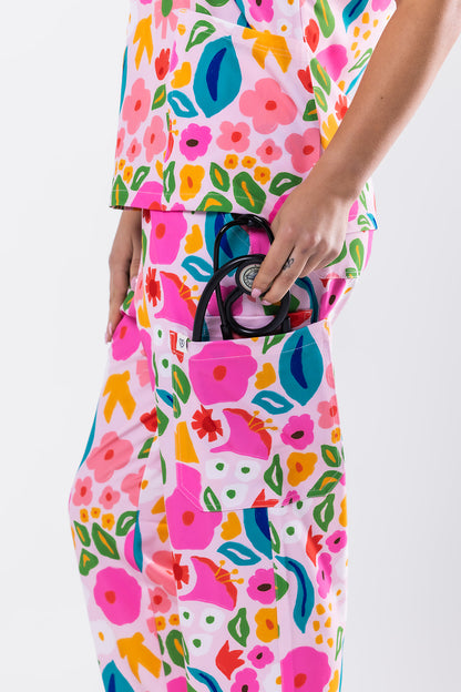 Abstract Garden Scrub Set